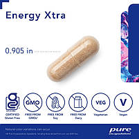 Енергія Ікстра, Energy Xtra, Pure Encapsulations, 120 капсул BX587, фото 3