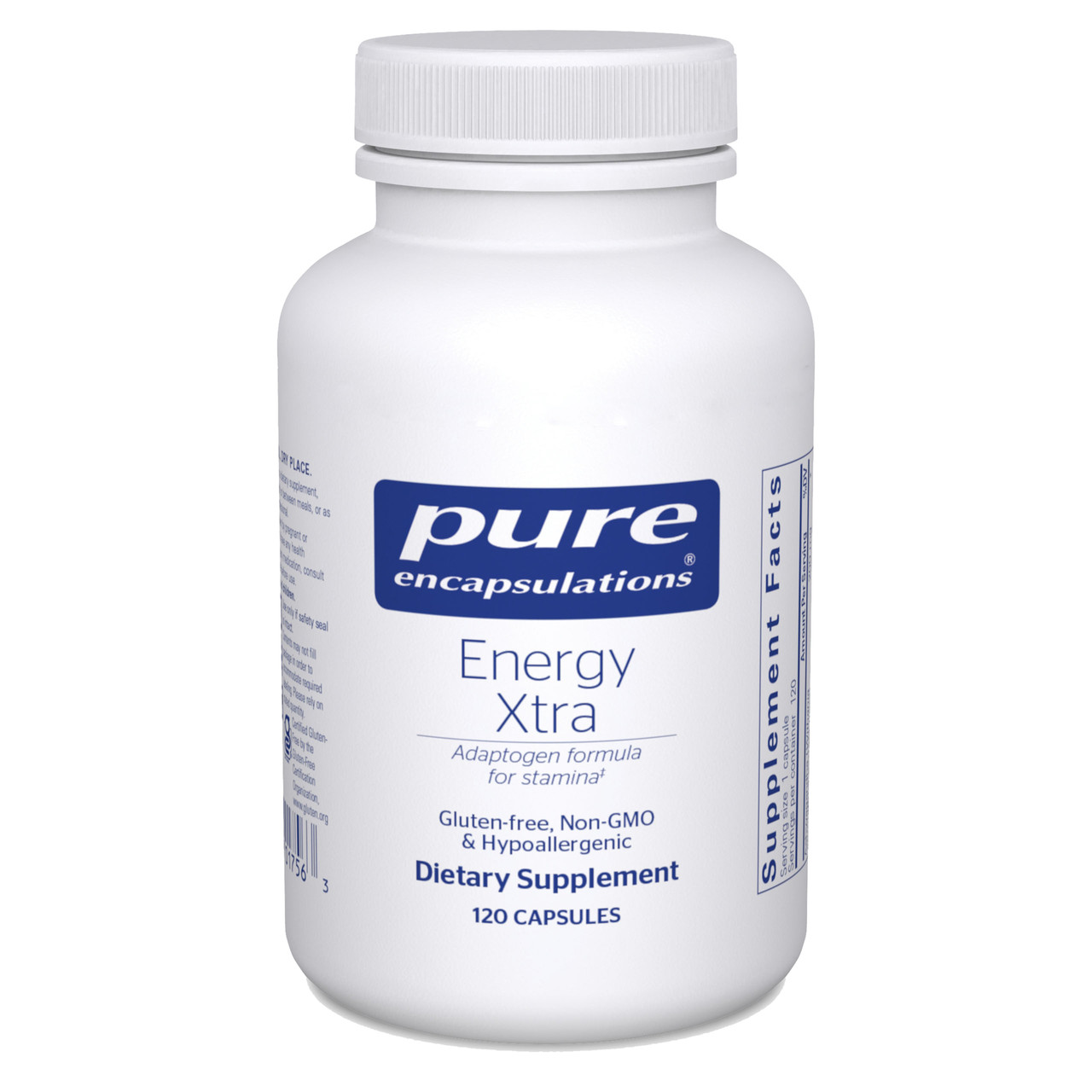 Енергія Ікстра, Energy Xtra, Pure Encapsulations, 120 капсул BX587