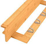 Вішалка для одягу Supretto настінна бамбукова  Supretto (92010001), фото 4