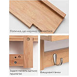 Вішалка для одягу Supretto настінна бамбукова  Supretto (92010001), фото 7