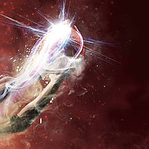 Плакат "Баскетболіст Bulls піднімає м'яч угору", 43×60см, фото 2