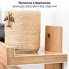 Вішалка для одягу настінна Supretto  бамбукова (92010001), фото 6