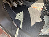 Гумові килимки (Polytep) 4 шт, легкий запах гуми для Peugeot Bipper, фото 3