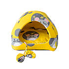 Лежак вiд Джека Вiгвам (тканина Миші на жовтому фоні)