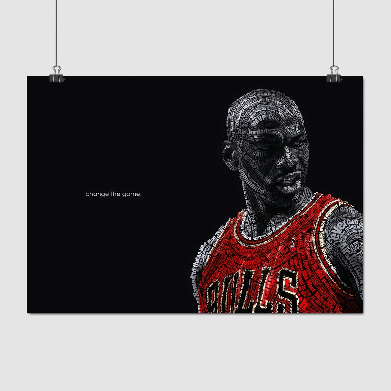 Плакат "Баскетболіст Майкл Джордан, Michael Jordan", 43×60см