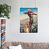 Плакат "Залізна людина над містом у польоті, Iron Man", 60×43см, фото 7