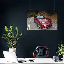 Плакат "Джип Гранд Чирокі, Jeep Grand Cherokee", 40×60см, фото 3