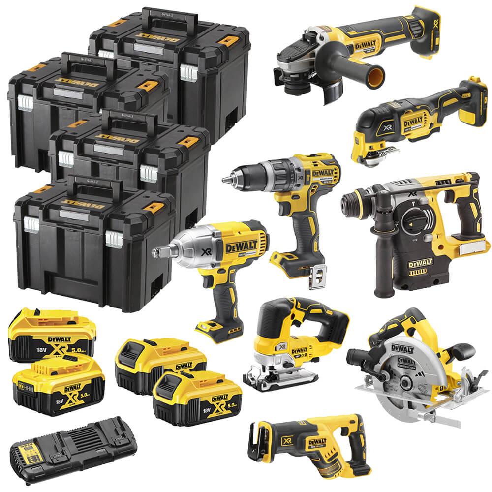 Набір із восьми інструментів акумуляторних DeWALT DCK865P4T