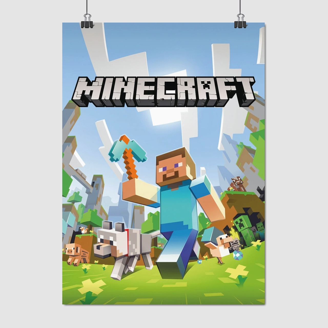 Плакат "Майнкрафт, до пригод, Minecraft", 60×43см