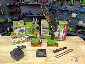 Акумуляторна ланцюгова пила Procraft PKA44 + Акумуляторний Секатор Procraft ES28Li