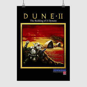 Плакат "Дюна 2, Dune Ⅱ: The Building of a Dynasty (1992), Westwood", 60×43см