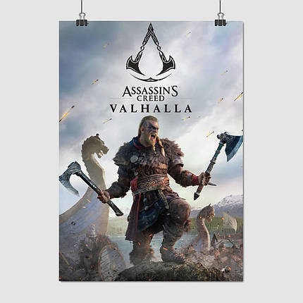 Плакат "Кредо асасіна, Вальгалла, Assassin's Creed, Valhalla", 60×43см, фото 1