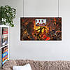 Плакат "Дум, Кат Року, Думгай, Doom Eternal (2020), DoomGuy, Doom Slayer", 34×60см, фото 7