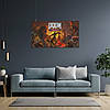 Плакат "Дум, Кат Року, Думгай, Doom Eternal (2020), DoomGuy, Doom Slayer", 34×60см, фото 8
