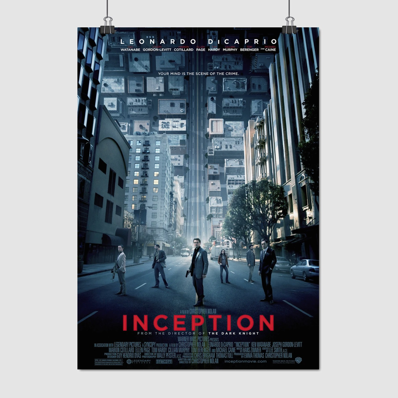 Плакат "Початок, Inception (2010)", 60×43см