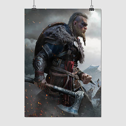 Плакат "Кредо асасіна, Вальгалла, Assassin's Creed, Valhalla", 60×43см, фото 1
