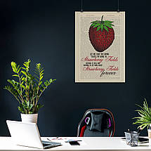 Плакат "Бітлз, Полуничні поля назавжди, Beatles, Strawberry Fields Forever", 60×43см, фото 3