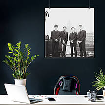 Плакат "Бітлз, Ліверпуль, 1962р, Beatles", 60×60см, фото 3