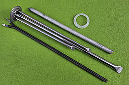 Ремкомплект №2 бойлера THERMEX: фланец Ø63мм(НЕРЖАВІЙКА), L=420мм (+ сухий тен 1200W, анод М6, прокладка)