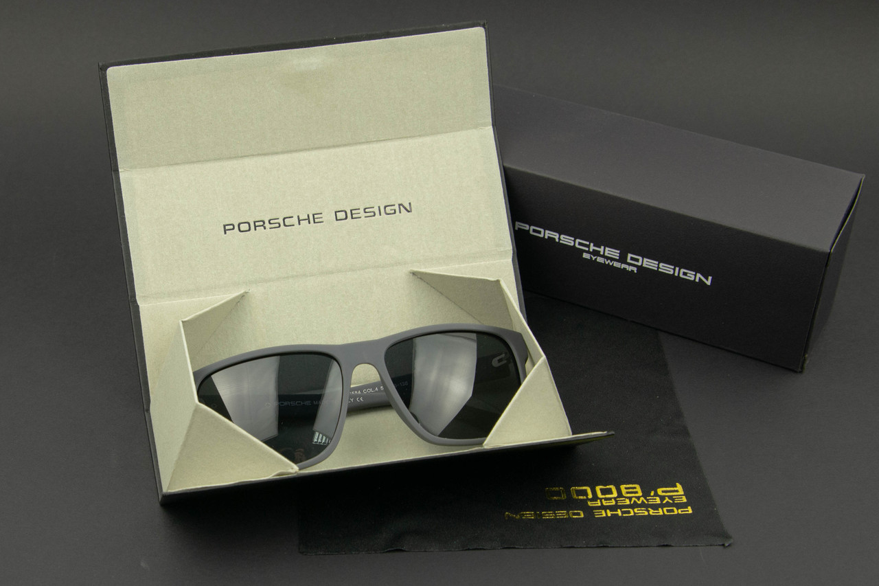 Окуляри чоловічі сонцезахисні Porsche Design поляризаційні (арт. P6584) сірий матовий