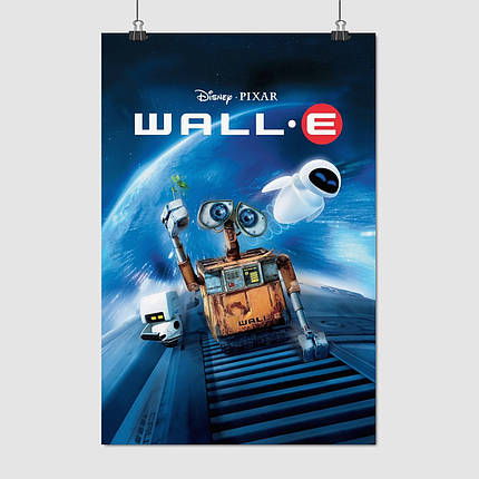 Плакат "Робот ВОЛЛ·І, WALL·E (2008)", 60×40см, фото 1