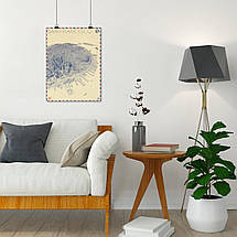 Плакат "Сан-Франциско, США, San Francisco, USA", 60×43см, фото 4