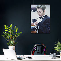 Плакат "БТС, Кім Намджун, Реп-Монстр, РМ, Bangtan Boys, BTS, Kim Nam-joon, RM", 60×40см, фото 4