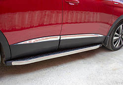 Молдинг дверний (4 шт, нерж) для Citroen C5 Aircross 2017- рр