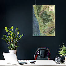 Плакат "Невервінтер, карта регіону, Dungeon and Dragons, DnD, Neverwinter", 60×43см, фото 3