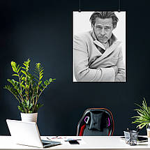 Плакат "Бред Пітт, Brad Pitt", 60×45см, фото 3
