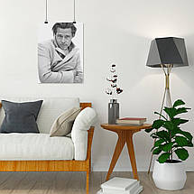 Плакат "Бред Пітт, Brad Pitt", 60×45см, фото 4