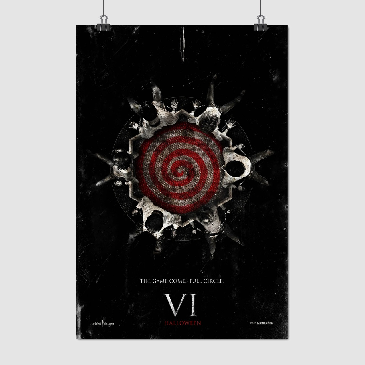 Плакат "Пила, Saw 6 (2009)", 60×41см