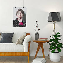 Плакат "БТС, Кім Намджун, Реп Монстр, Bangtan Boys, BTS, Kim Nam-joon, RM", 60×40см, фото 5