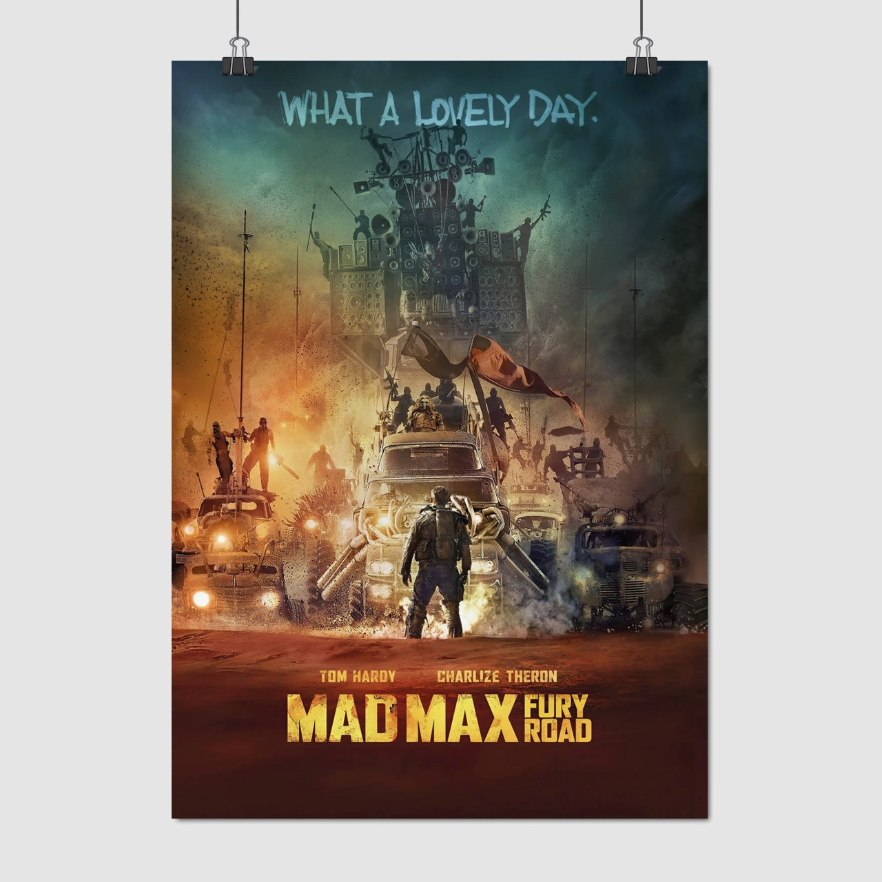 Плакат "Шалений Макс: Дорога гніву, Mad Max: Fury Road (2015)", 60×43см