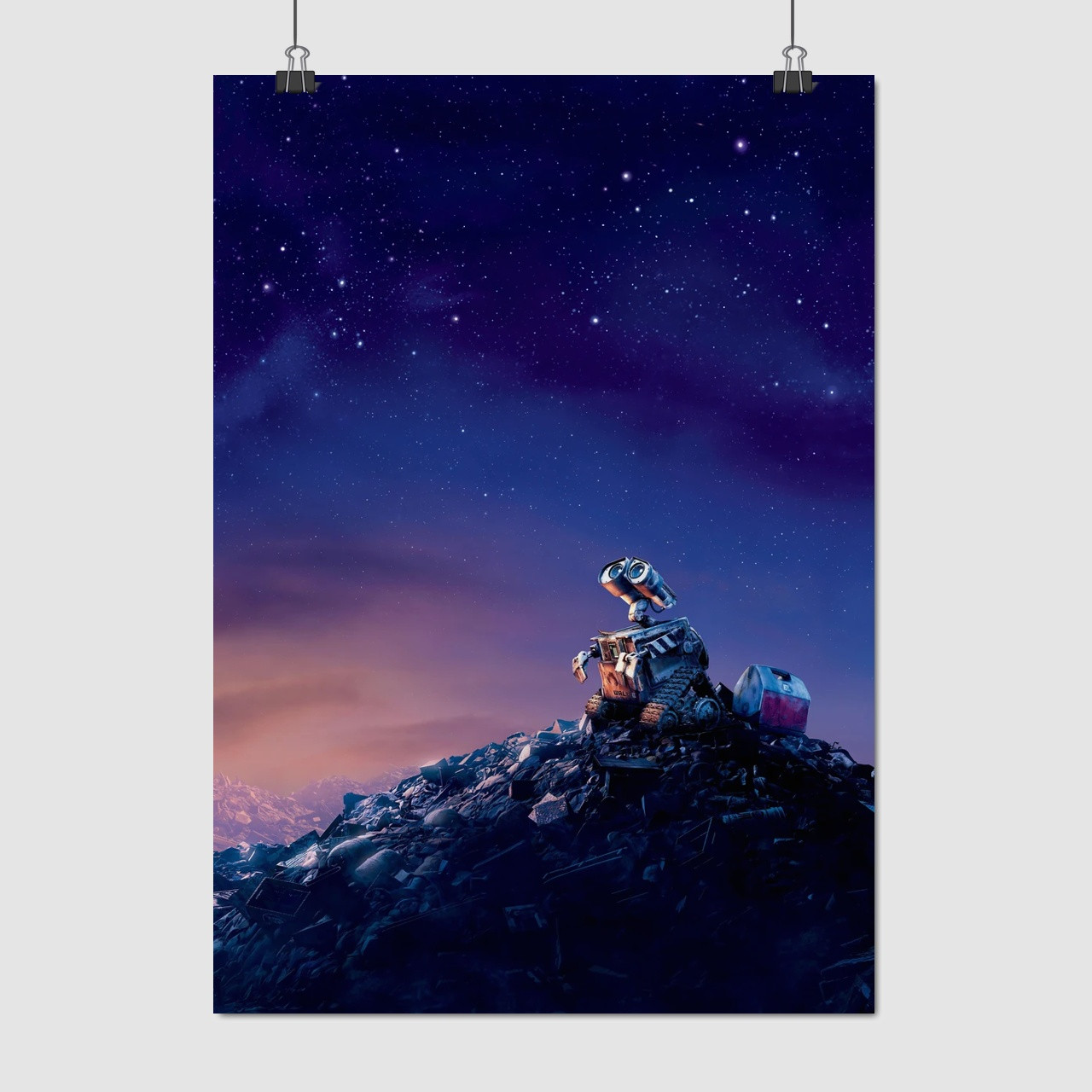 Плакат "Робот ВОЛЛ·І, WALL·E (2008)", 60×43см