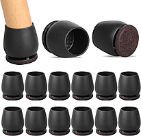 Захисні накладки на ніжки стільця RCHYFEED 28-32 мм — антиковзні, стійкі до подряпин 12 шт.