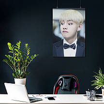 Плакат "БТС, Кім Техьон, Ві, Bangtan Boys, BTS, Kim Taehyung", 60×40см, фото 4