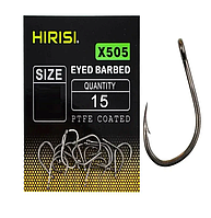 Гачки Риболовні Hirisi X505 №6 15 шт тефлонове покриття