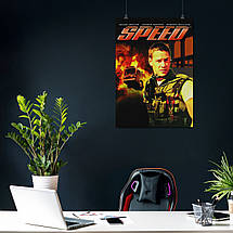 Плакат "Швидкість, Кіану Рівз, Speed (1994)", 60×43см, фото 4