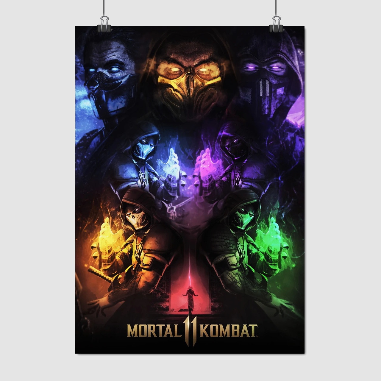 Плакат "Мортал Комбат 11, Mortal Kombat 11", 60×42см