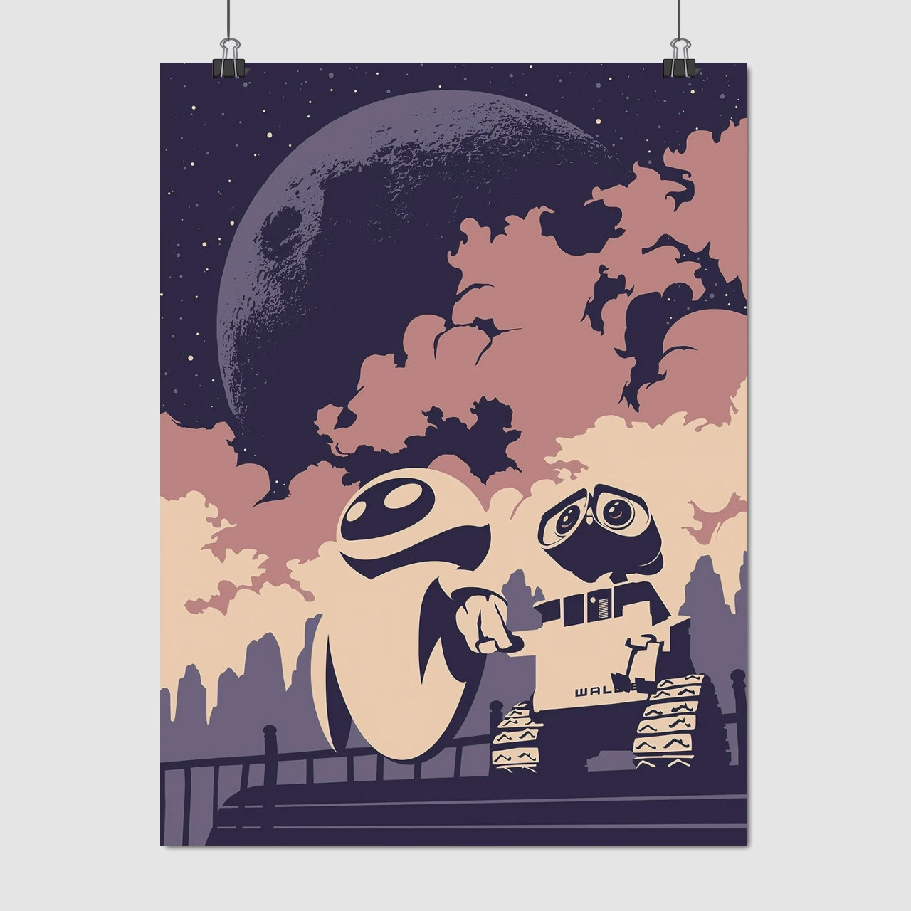 Плакат "Робот ВОЛЛ·І, WALL·E (2008)", 60×45см