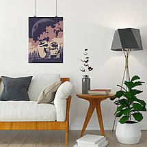 Плакат "Робот ВОЛЛ·І, WALL·E (2008)", 60×45см, фото 4