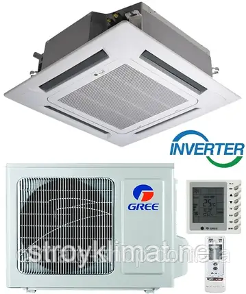 Касетний кондиціонер GREE GKH12K3FI/GUHD12NK3FO, фото 1