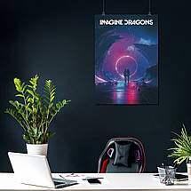 Плакат "Imagine Dragons", 60×43см, фото 4