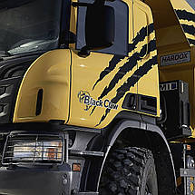 Плакат "Самоскид на фоні кар'єру, Scania Black Claw", 43×60см, фото 2