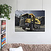 Плакат "Самоскид на фоні кар'єру, Scania Black Claw", 43×60см, фото 6
