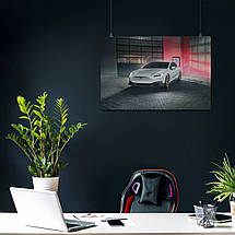 Плакат "Тесла, Tesla, Model S", 40×60см, фото 3