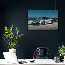 Плакат "Порш 911 Турбо, Porsche 911 Turbo S", 40×60см, фото 4