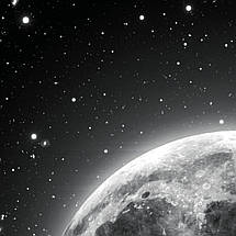 Плакат "Місяць та зірки, Moon", 60×43см, фото 2