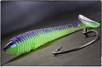 Силікон KEITECH SWING IMPACT FAT 2.8" (8 шт/уп) pal#06T Violet Lime Belly